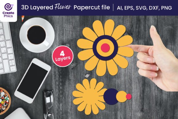 3D Layered Floral Paper Review