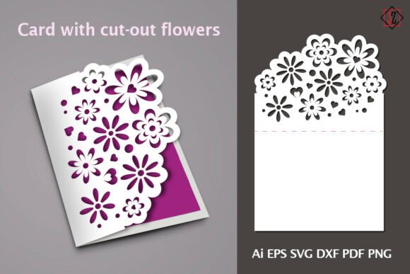 Decorative Card with Cut-out Flowers: A Designer's Review