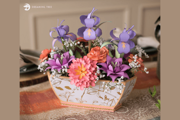 Floral Arrangement SVG for 3D SVG Valentine S Day