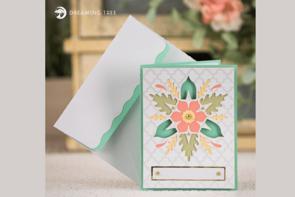 Floral Card SVG: Elevating Greeting Cards and 3D SVG Designs