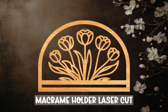 Floral Macrame Holder Laser Cut Review