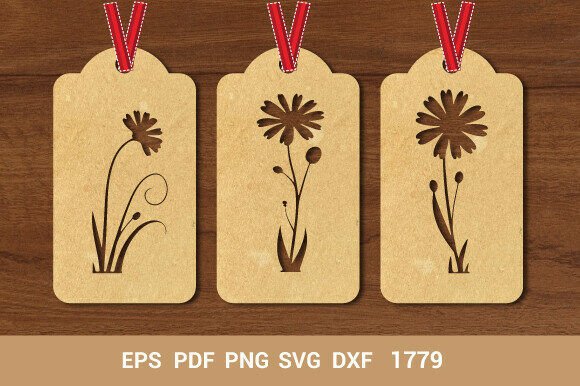 Wooden Floral Gift Tag SVG Paper Cut1779: A 3D SVG Floral Compositions Review